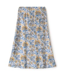 SOULEIADO（ソレイアード）の「アセテートサテン バイアスナロースカート（スカート）」