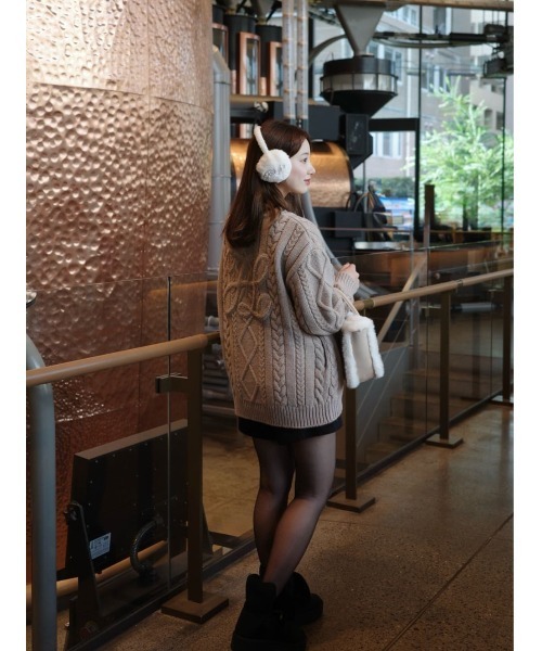 H Boa Cable Knit Cardigan（カーディガン/ボレロ）｜Her lip to（ハー