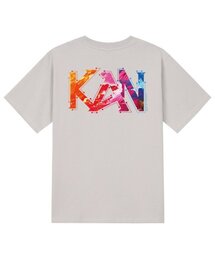 KTC0063 アートグラフィ 半袖Tシャツ - ベージュ