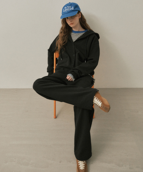 WEDNESDAYOASISFORWOMEN（ウェンズデー オアシス フォー ウーマン）の「サンデースロースウェットパンツ_BLACK(W25-PT26)（スウェットパンツ・レディース・ブラック・FREE）」の3枚目の写真
