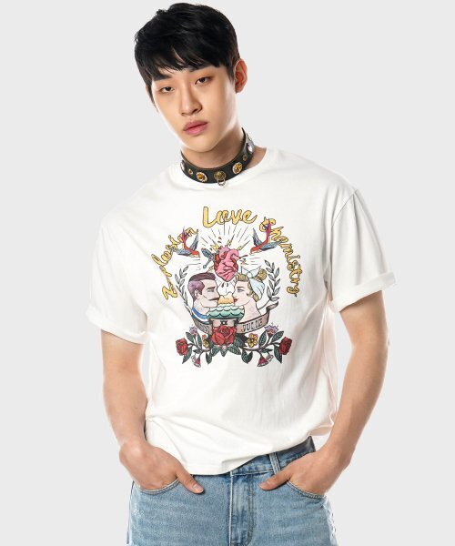 UNTAGE(アンテージ)の「オールドスクールプリントオーバーサイズTシャツ(UNISEX)_UTT-ST14(Tシャツ/カットソー・メンズ・その他・FREE)」の2枚目の写真