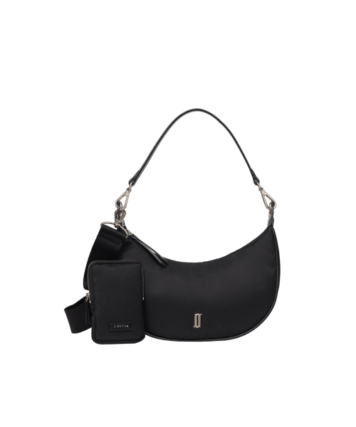 JESTINA（ジェイエスティナ）の「ジョエルジョイ SMホーボー BK (JHNCHA1BF877BK280)（ショルダーバッグ・レディース・ブラック・FREE）」の2枚目の写真