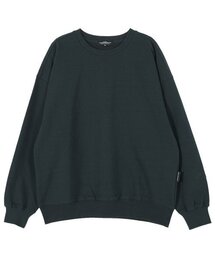 ベーシックオーバーサイズドロップショルダースウェット_グリーン