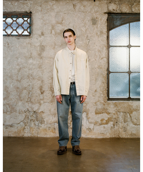 SHIRTER（シャーター）の「5P WIDE DENIM PANTS (FADED BLUE)（デニムパンツ・メンズ・その他・SMALL/MEDIUM/LARGE）」の3枚目の写真