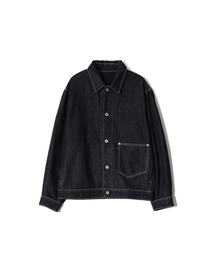 Liverty Trucker Denim Jacket Dark Navy