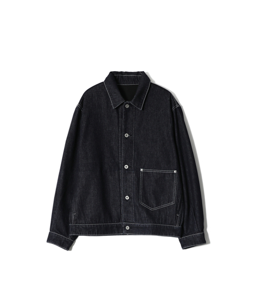 HORLISUN(ホーリーサン)の「Liverty Trucker Denim Jacket Dark Navy(デニムジャケット・レディース・その他・MEDIUM/LARGE)」の1枚目の写真