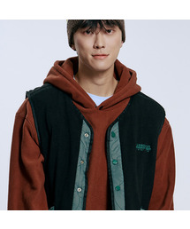 CLEVER FIELD（クレバーフィールド）の「コージーリバーシブルフリースダウンベスト_ブラック（ダウンベスト）」