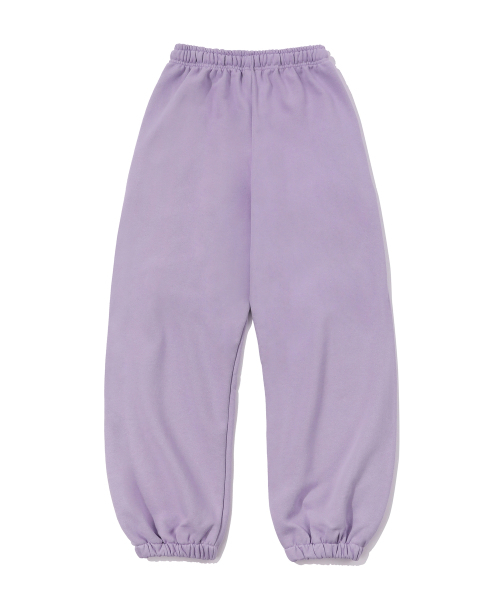 WYSE(ワイズ)の「シンボルロゴスウェットジョガーパンツラベンダー(スウェットパンツ・メンズ・ラベンダー・SMALL/MEDIUM/LARGE)」の2枚目の写真