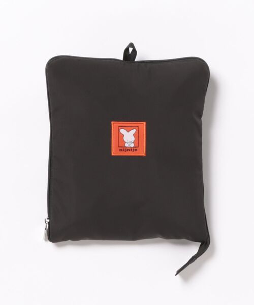Miffy( ミッフィー)の「【miffy/ミッフィー】 70thアイテム ナインチェ チャーム付き折りたたみボストンバッグ(L)(ボストンバッグ・レディース・ブラック・FREE)」の16枚目の写真