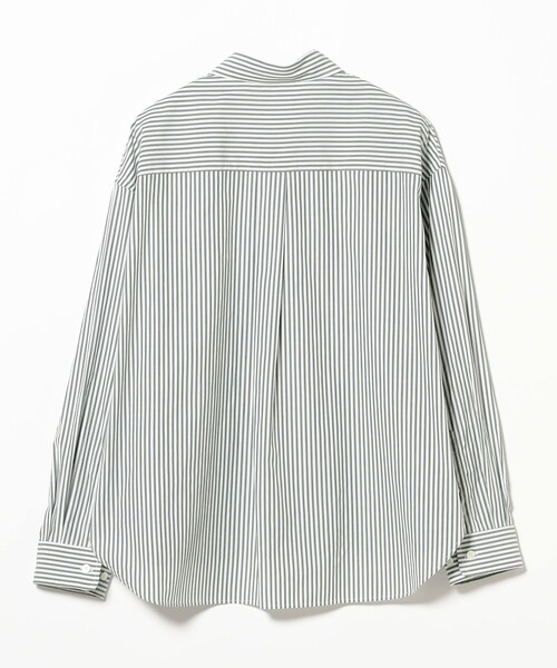 GYMPHLEX（ジムフレックス）の「【別注】Gymphlex / ストライプ シャツ（シャツ/ブラウス・レディース・ブルー/グリーン・14）」の12枚目の写真