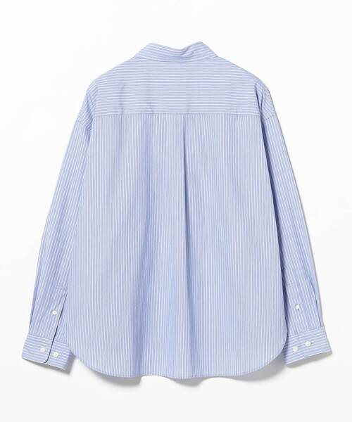 GYMPHLEX（ジムフレックス）の「【別注】Gymphlex / ストライプ シャツ（シャツ/ブラウス・レディース・ブルー/グリーン・14）」の18枚目の写真