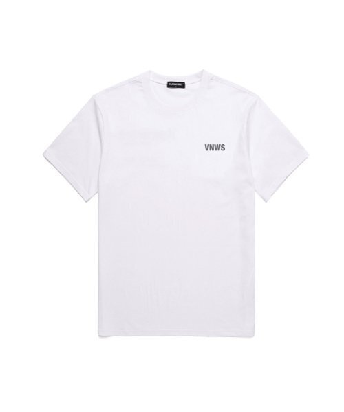 VANNWORKS(バンワークス)の「VNWSミニロゴ半袖Tシャツ (VS0008) ホワイト_グレー(Tシャツ/カットソー・レディース・その他・XX-LARGE/LARGE/MEDIUM/SMALL/X-LARGE)」の1枚目の写真