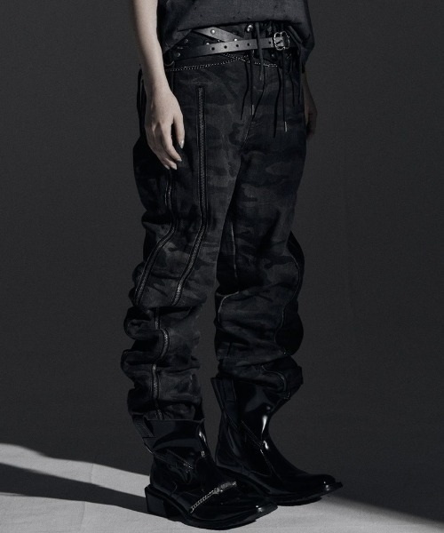 ROSEN KREUZ（ローゼンクロイツ）の「【Rosen Kreuz】ZIP WIDE BAGGY