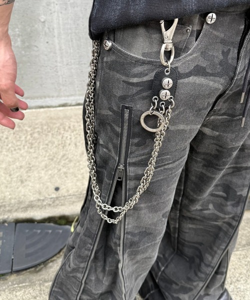 ROSEN KREUZ（ローゼンクロイツ）の「【Rosen Kreuz】ZIP WIDE BAGGY