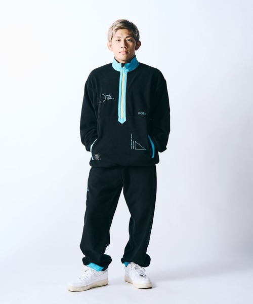 reversal.dogi.design.works(リバーサル・ドーギ・デザイン・ワークス)の「<reversal/リバーサル>EMBROIDERY HALF ZIP COLOR FLEECE JACKET(その他アウター・メンズ・ターコイズブルー/ブラック/パープル・LARGE/MEDIUM/X-LARGE)」の5枚目の写真