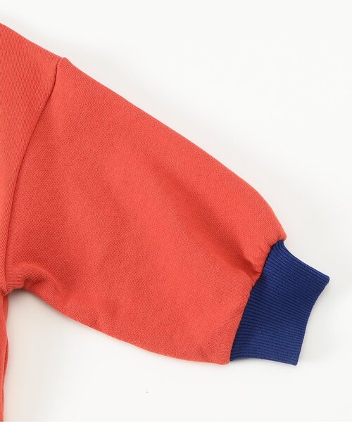 F.O.KIDS（エフオーキッズ）の「配色カレッジトレーナー_ジュニア対応（スウェット・キッズ・オフホワイト/レッド/グリーン/チャコール・140/130/120/110/100/90/80）」の22枚目の写真