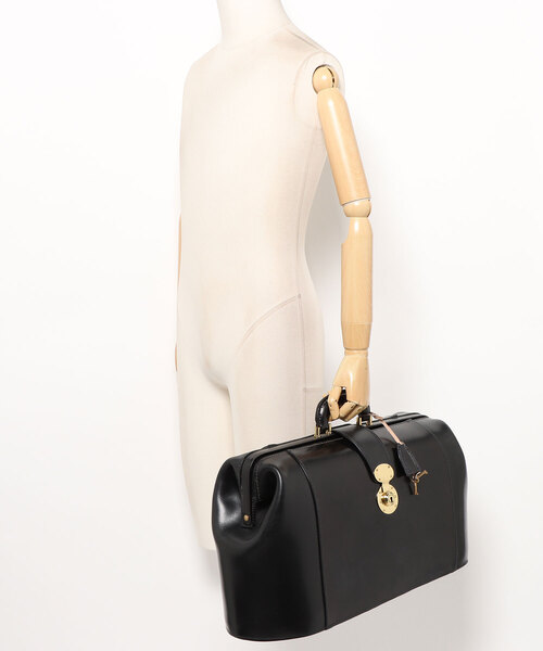 Lloyd Footwear（ロイドフットウェア）の「LLOYD FOOTWEAR LLC/B21 (Singlenight Case) Black Bridle Leather（ボストンバッグ・メンズ・ブラック・ONE SIZE）」の5枚目の写真