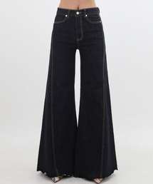 CHEAPCHIC（チップシック）の「Dark wide non-fade denim pants（デニムパンツ）」