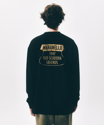 SUPERVELOCE（スーパー ベローチェ）の「Old Legend Long Sleeve T-Shirt - Black（Tシャツ/カットソー）」