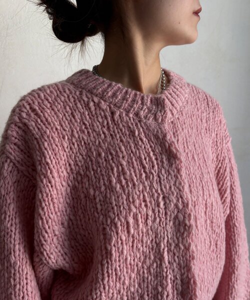 DouDou（ドゥドゥ）の「ローゲージニットカーディガン（カーディガン/ボレロ・レディース・ピンク/ブルー/オフホワイト・FREE）」の14枚目の写真