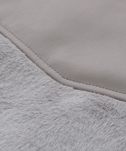 LOVELESS（ラブレス）の「ファーコンビワークブルゾン（ブルゾン・レディース・ホワイト系その他/グレー/ブラウン系その他5・34/36）」の14枚目の写真