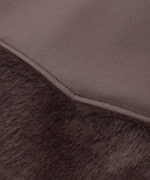 LOVELESS（ラブレス）の「ファーコンビワークブルゾン（ブルゾン・レディース・ホワイト系その他/グレー/ブラウン系その他5・34/36）」の15枚目の写真