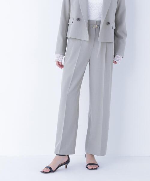 NATURAL BEAUTY BASIC(ナチュラルビューティーベーシック)の「◇クラッシー SETUP ツータックパンツ(その他パンツ・レディース・カーキ/ブラウン・MEDIUM/SMALL)」の11枚目の写真
