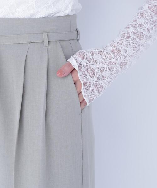 NATURAL BEAUTY BASIC(ナチュラルビューティーベーシック)の「◇クラッシー SETUP ツータックパンツ(その他パンツ・レディース・カーキ/ブラウン・MEDIUM/SMALL)」の3枚目の写真