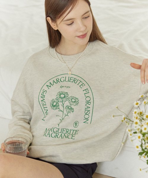 OURHOPE(アワーホープ)の「マガレット スウェットシャツ - オートミール(スウェット・レディース・オートミール・1(S)/2(M))」の4枚目の写真