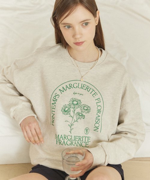OURHOPE(アワーホープ)の「マガレット スウェットシャツ - オートミール(スウェット・レディース・オートミール・1(S)/2(M))」の3枚目の写真