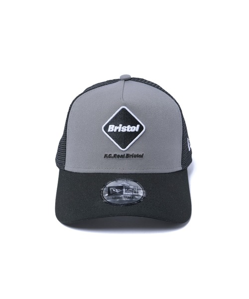 F.C.Real Bristol（エフシーレアルブリストル）の「NEW ERA EMBLEM 9FORTY A-FRAME MESH CAP（キャップ・メンズ・ブラック/オフホワイト・FREE）」の10枚目の写真