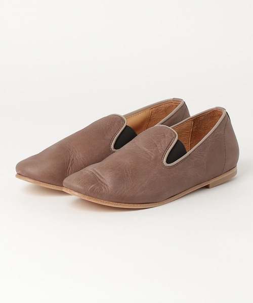ARCOLLETTA PADRONE(アルコレッタ パドローネ)の「【ARCOLLETTA PADRONE】別注レザースリッポン AP8185-2215-23A(スリッポン・メンズ・ネイビー/キャメル/グレイッシュベージュ/ブラック・41/40/42)」の9枚目の写真