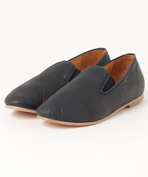 ARCOLLETTA PADRONE(アルコレッタ パドローネ)の「【ARCOLLETTA PADRONE】別注レザースリッポン AP8185-2215-23A(スリッポン・メンズ・ネイビー/キャメル/グレイッシュベージュ/ブラック・41/40/42)」の11枚目の写真
