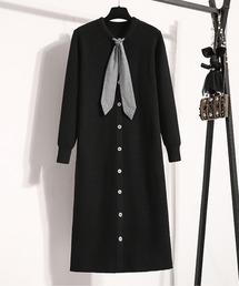 ボウタイニット」に該当するワンピースファッション通販 - ZOZOTOWN