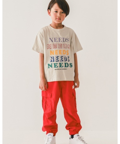 jeans-b(ジーンズベー)の「ジーンズベー NEEDSTシャツ(Tシャツ/カットソー・キッズ・アイボリー/ブラック/チャコールグレー・140cm/150cm/160cm/130cm)」の10枚目の写真