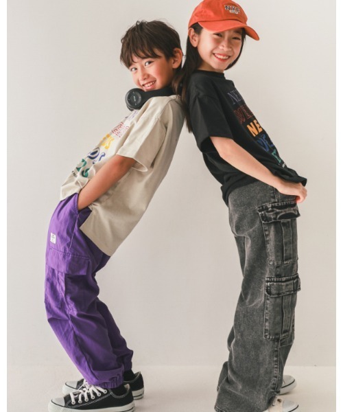 jeans-b(ジーンズベー)の「ジーンズベー NEEDSTシャツ(Tシャツ/カットソー・キッズ・アイボリー/ブラック/チャコールグレー・140cm/150cm/160cm/130cm)」の15枚目の写真