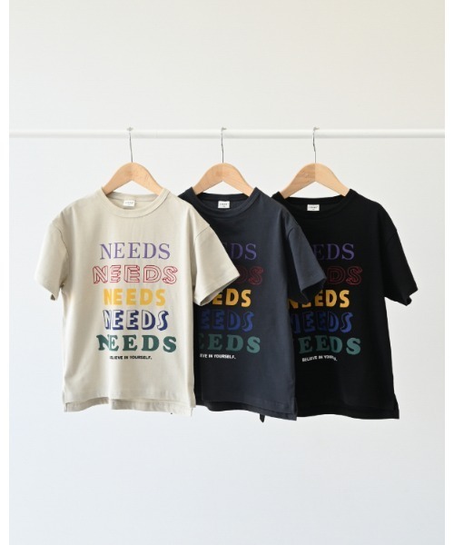 jeans-b(ジーンズベー)の「ジーンズベー NEEDSTシャツ(Tシャツ/カットソー・キッズ・アイボリー/ブラック/チャコールグレー・140cm/150cm/160cm/130cm)」の18枚目の写真