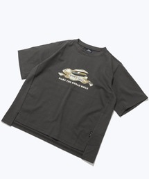 【綿100％】柄ロゴ半袖Tシャツ