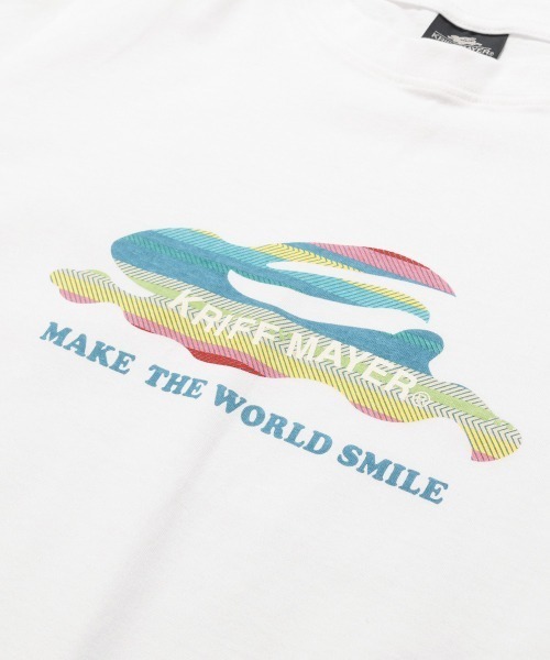 KRIFF MAYER Lady's Collection（クリフメイヤーレディースコレクション）の「【綿100％】柄ロゴ半袖Tシャツ（Tシャツ/カットソー・レディース・カラフル/レッド/ネイビー/チャコール/オフホワイト・LARGE/MEDIUM）」の15枚目の写真