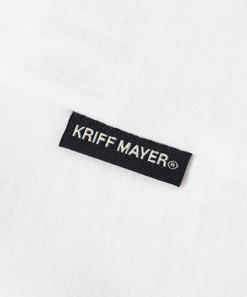 KRIFF MAYER Lady's Collection（クリフメイヤーレディースコレクション）の「【綿100％】柄ロゴ半袖Tシャツ（Tシャツ/カットソー・レディース・カラフル/レッド/ネイビー/チャコール/オフホワイト・LARGE/MEDIUM）」の21枚目の写真
