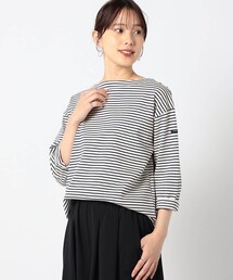 Grand PARK | 日本製　デラヴェ 天竺ボーダーカットソー(その他トップス)