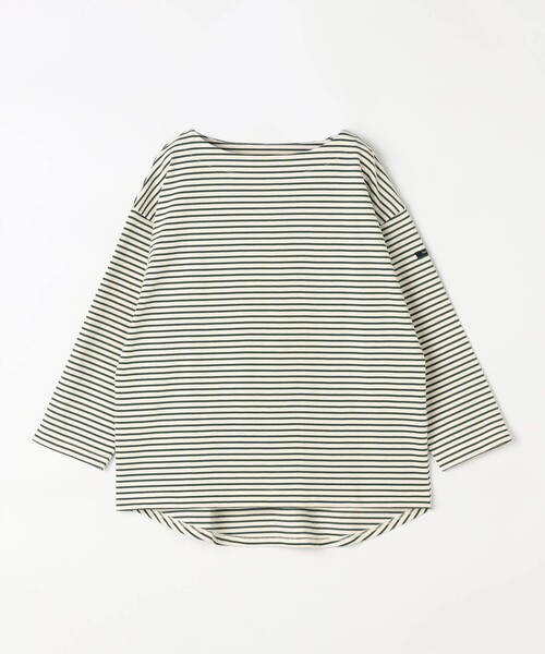 Grand PARK（グランドパーク）の「日本製　デラヴェ 天竺ボーダーカットソー（その他トップス・レディース・ブラック/グリーン/レッド・M/S）」の8枚目の写真