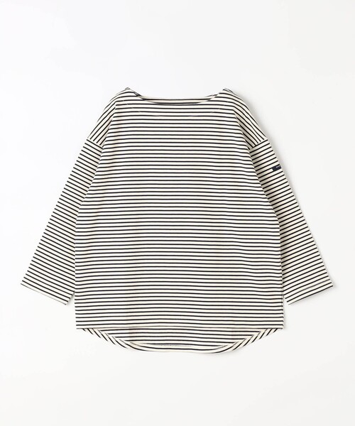 Grand PARK（グランドパーク）の「日本製　デラヴェ 天竺ボーダーカットソー（その他トップス・レディース・ブラック/グリーン/レッド・M/S）」の9枚目の写真