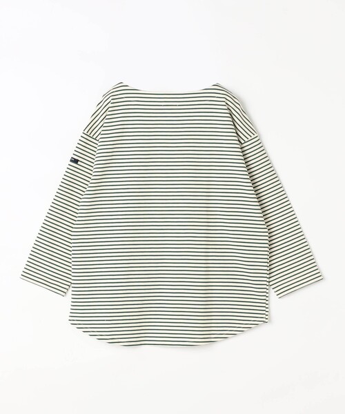 Grand PARK（グランドパーク）の「日本製　デラヴェ 天竺ボーダーカットソー（その他トップス・レディース・ブラック/グリーン/レッド・M/S）」の10枚目の写真