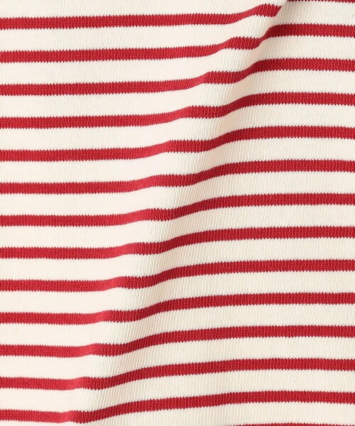 Grand PARK（グランドパーク）の「日本製　デラヴェ 天竺ボーダーカットソー（その他トップス・レディース・ブラック/グリーン/レッド・M/S）」の15枚目の写真