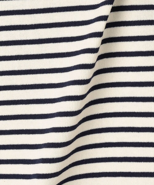 Grand PARK（グランドパーク）の「日本製　デラヴェ 天竺ボーダーカットソー（その他トップス・レディース・ブラック/グリーン/レッド・M/S）」の17枚目の写真