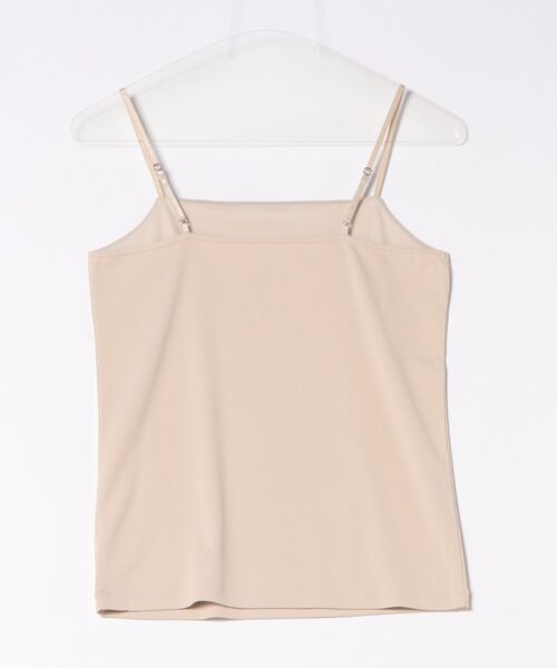 Doux archives（ドゥアルシーヴ）の「フロントダブルキャミソール（キャミソール・レディース・ブラック/オフホワイト/ベージュ・FREE）」の5枚目の写真