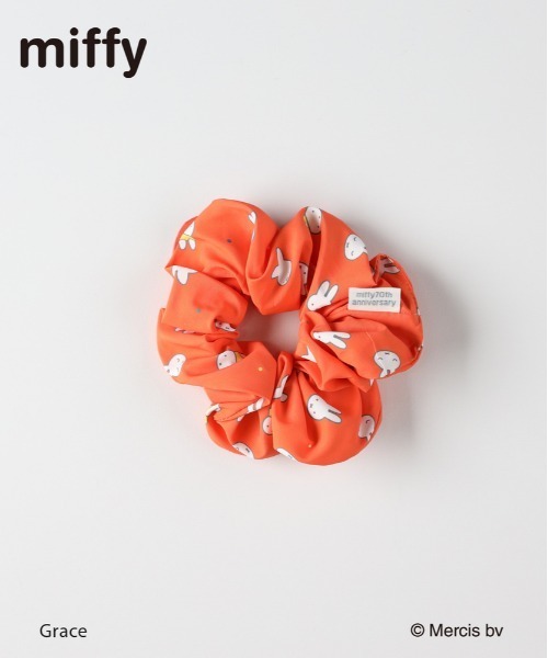 Right-on（ライトオン）の「Other(ソノタ)【レディース】「miffy」 ミッフィーシュシュ（70周年限定デザイン）（その他・レディース・オレンジ・ONE SIZE）」の2枚目の写真