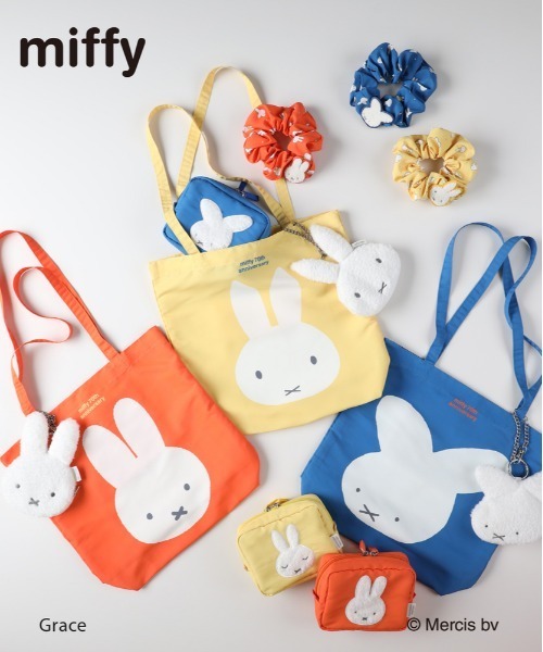Right-on（ライトオン）の「Other(ソノタ)【レディース】「miffy」 ミッフィーシュシュ（70周年限定デザイン）（その他・レディース・オレンジ・ONE SIZE）」の6枚目の写真