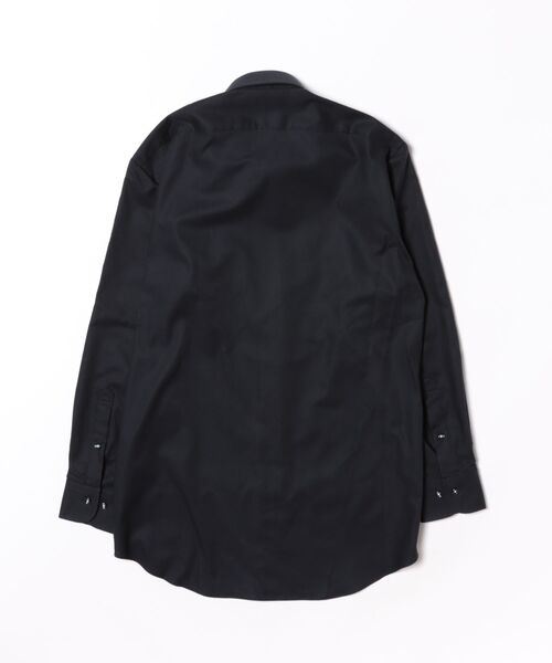 TAKA-Q(タカキュー)の「ワイシャツ メンズ ノンアイロン ネクスコット 綿100% コットン カッタウェイ 長袖 ビジネス ドレス NEWスタンダードフィット(ビジネスシャツ・メンズ・ネイビー・首回り45cm-裄丈86cm/首回り39cm-裄丈80cm/首回り39cm-裄丈84cm/首回り41cm-裄丈82cm/首回り41cm-裄丈86cm/首回り43cm-裄丈82cm/首回り43cm-裄丈86cm/首回り37cm-裄丈80cm)」の3枚目の写真